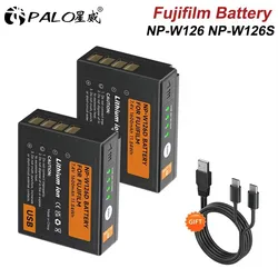 PALO NP-W126 NP W126 NP W126S Battery with Type-C Input for Fujifilm Fuji X-Pro1 XPro1 X-T1 XT1,HS30EXR HS33EXR X PRO1 X100F