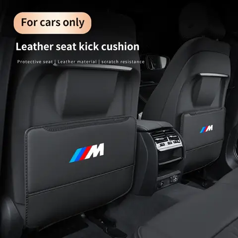 BMW M X1 X3 X4 X5 E36 E39 E46 E60 E53 E70 E90 E91 E92 F10 F20 F30 차량용 시트 등받이 보호대 킥 방지 패드 뒷좌석 수납 가방