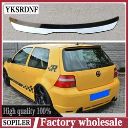 Rear Roof Lip Spoiler For 1999-2006 VW Golf 4 MK4 R32 Hatchback Spoiler ABS Plastic Gloosy Black Car Tail Wing Decoration