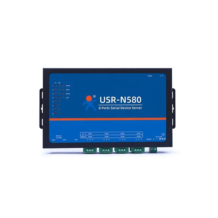 Imagem -04 - Ethernet Servidor Serial Portas Rs485 Conversor Suporta Conectar Mais Dispositivos Usr-n580