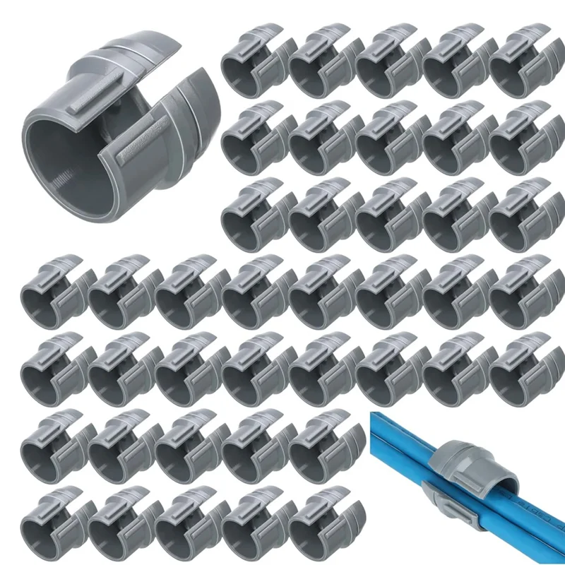ABJO-100Pcs موصلات كابلات غير معدنية سلك تثبيت مشبك المفاجئة نمط التثبيت للأسلاك 14/2-10/3 AWG، (1/2 بوصة)