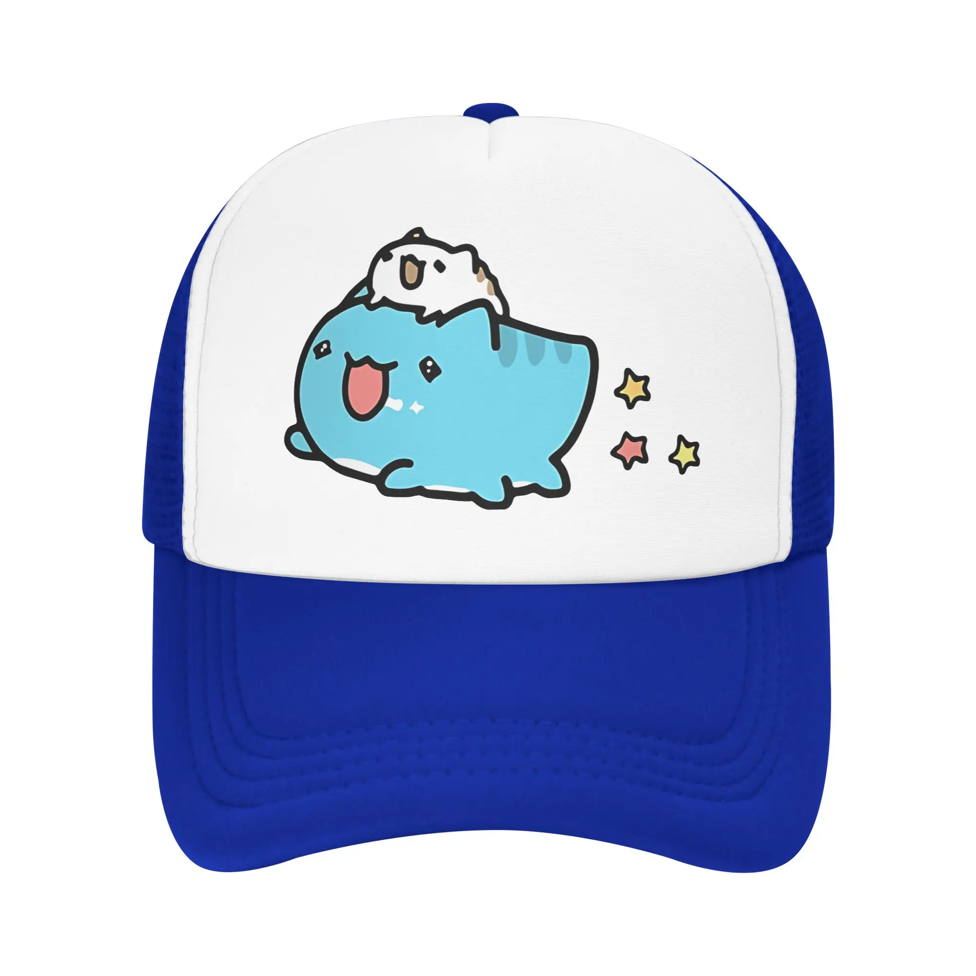 Bugcat Capoo Bug Cat Happy  Trucker Hat Hats Trucker Worker Cap Fishing Hat Breathable Snapback Caps Mesh Baseball Caps