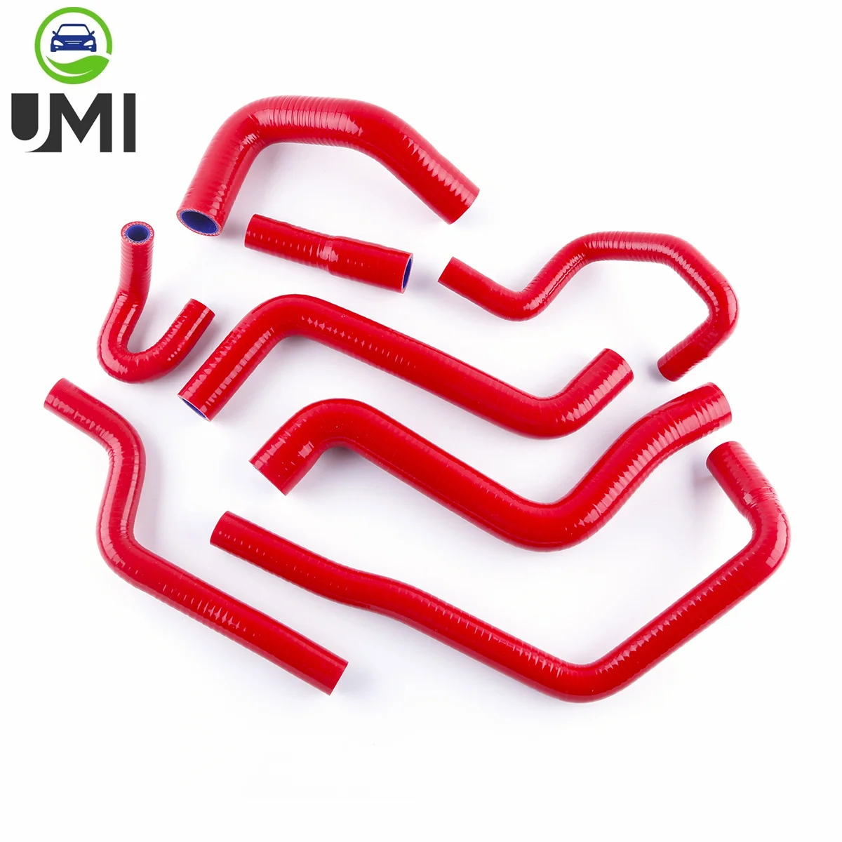 

8PCS 3PLY For 1987-1991 Volkswagen VW Golf GTI MK2 1.8 8V PB Code Silicone Radiator Hose Coolant Pipe Tube Kit 1988 1989 1990