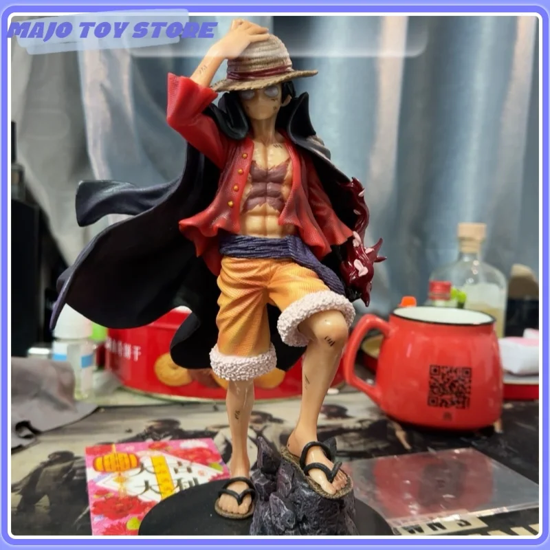 One Piece Anime Figure Lx Max Serie Pvc New Four Emperors First Play Resonance Luffy Statue Animation Ornament  Model Toy Gift