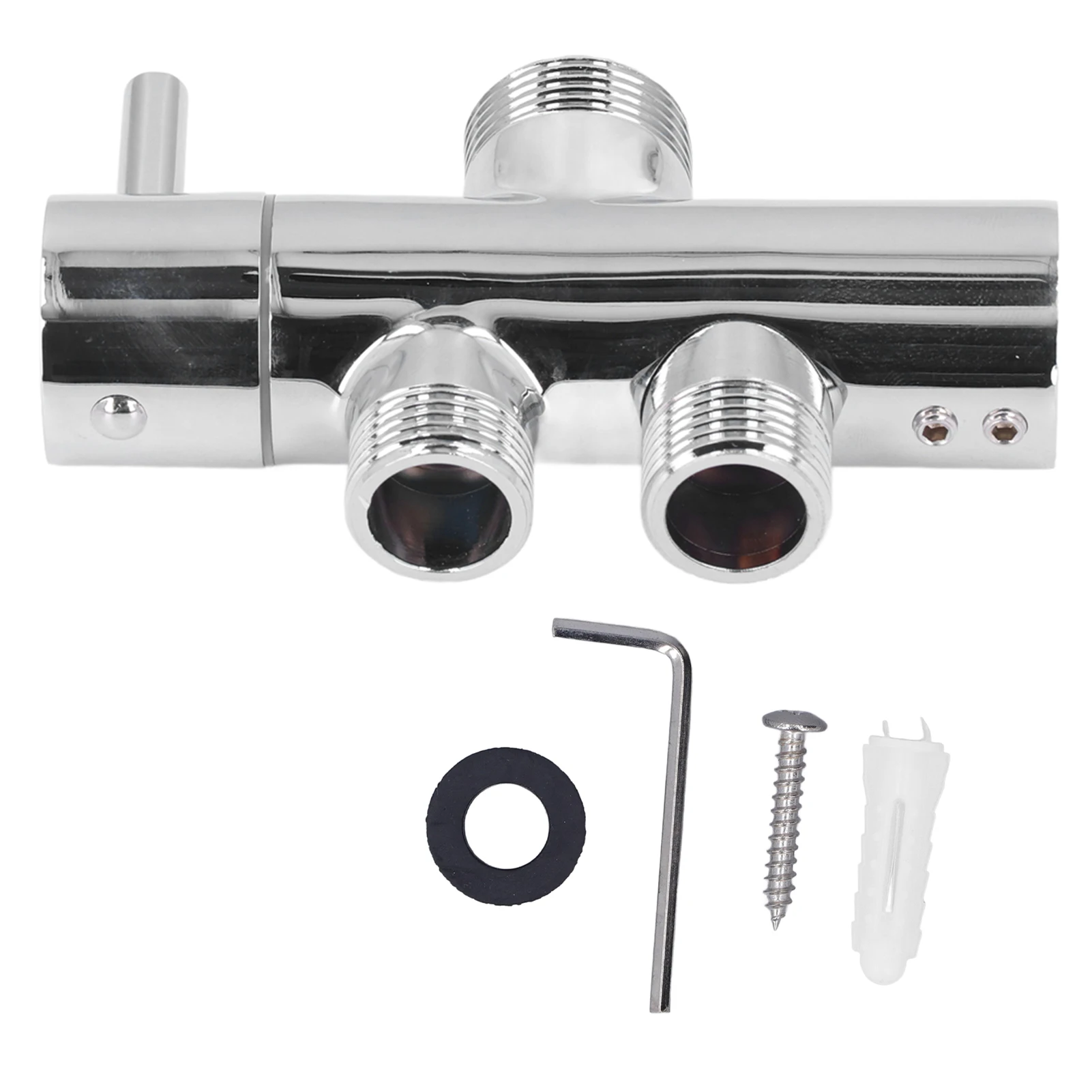 

G3/4 to G1/2 Shower Arm Diverter Leakproof Tee Connector Brass Shower Diverter Valve for Bathroom