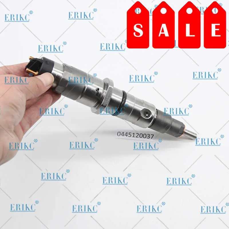 

ERIKC 0445120037 Fuel Auto Injector Nozzle 0 445 120 037 Excavator Genuine New Injector Accessories 0445 120 037 for Bosch Spray