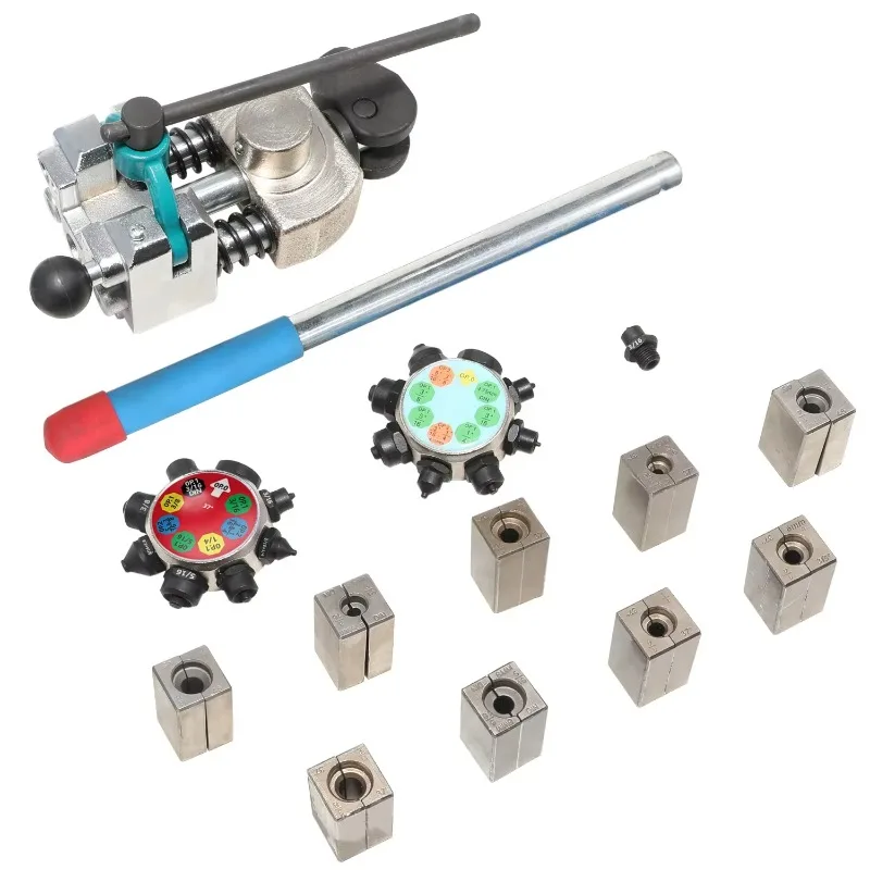 Bördelwerkzeug für Bremsleitungen, professionelles Doppel-Bördelwerkzeug-Set für Bremsleitungen, 45- und 37-Grad-Set, andere Fahrzeugwerkzeuge