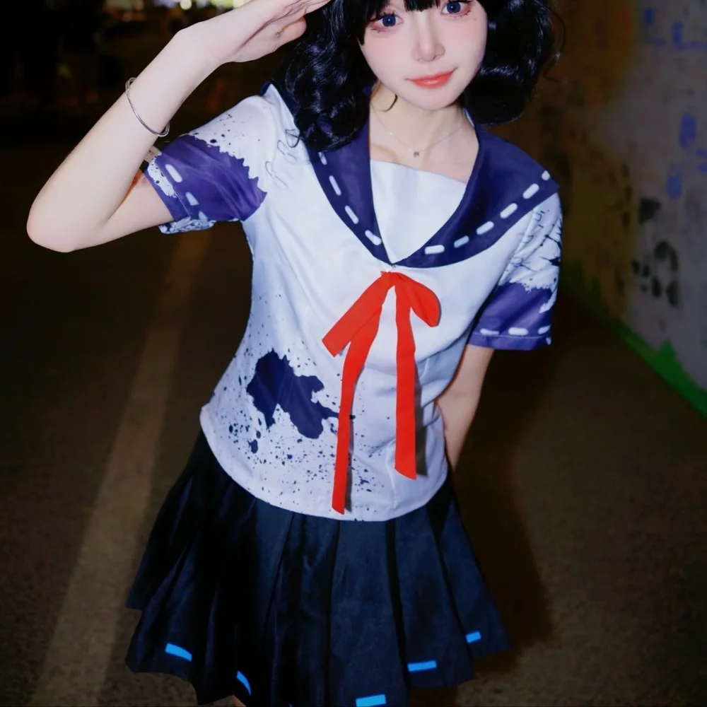 Identity V Tomie Kawakami Disciple Uniform Cosplay Set Adult Women Halloween Carnival Comic Con Anime Role Play Party Outfit