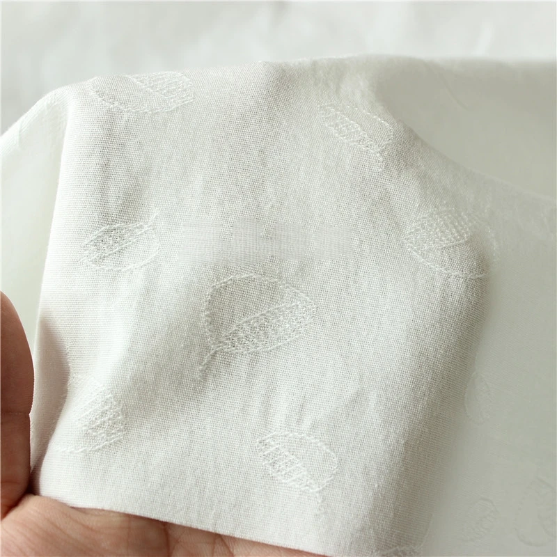 

145x50cm 100% Cotton Jacquard Fabric Embroidered Fabric Spring and Autumn Shirt Skirt Fabric Bedding Sewing Cloth