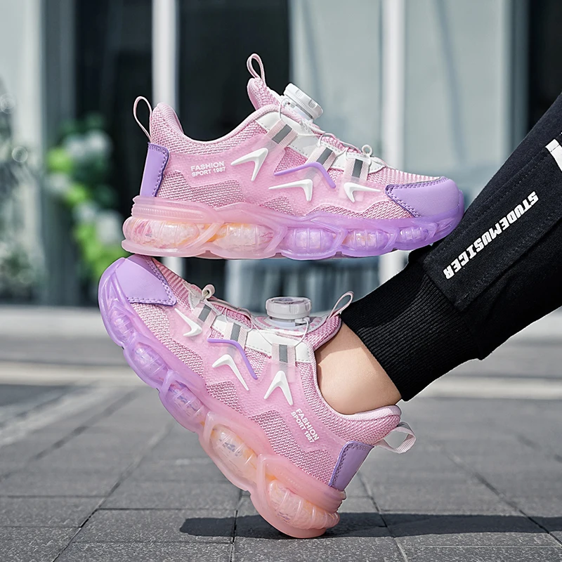 أحذية ركض شبكية عصرية للأطفال الصغار والمراهقين أحذية رياضية كاجوال للمشي للطلاب قابلة للتنفس وناعمة للأطفال لممارسة التنس في الهواء الطلق #2