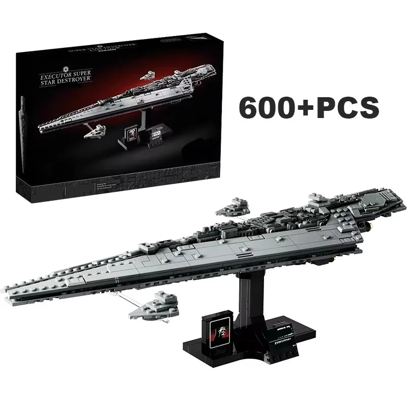 630PCS IN STOCK Executor Building Blocks Super Spaceship Model Fit 75356 Assembling Bricks Toy Birthday Gift For Children Adult