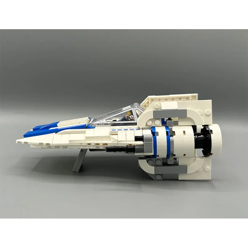 284 шт. MOC- 220010   Знаменитая звезда фильма A-Wing модель космического истребителя DIY творческие идеи детские игрушки на день рождения подарочные блоки