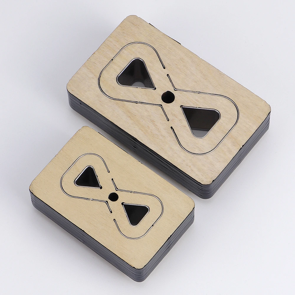 QJH Leather Metal Cutting Dies, Backpack Strap Cutting Dies, Hand Bow Knot Cutting Dies, DIY Leather Cutting/Punch Die Cut Mold