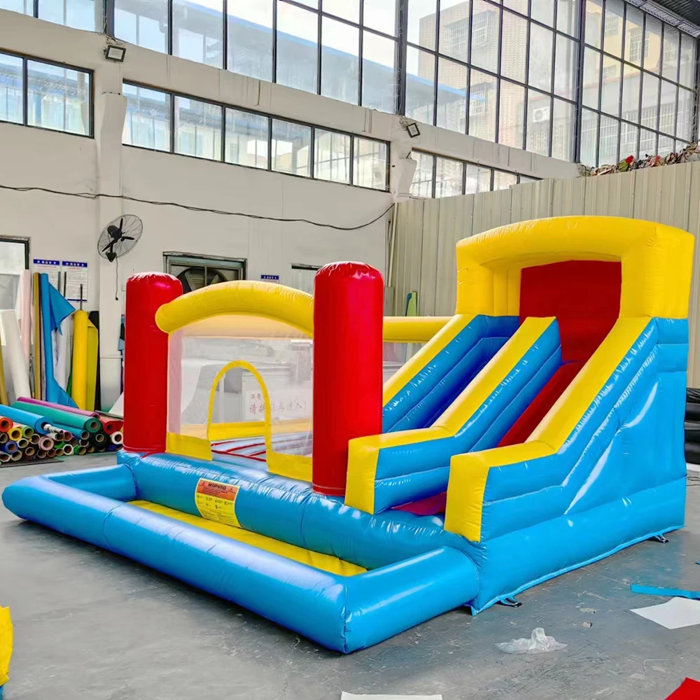 Most Popular High Quality Bounce House With Slide And Ball Pit Combo Bouncy Jump Castle