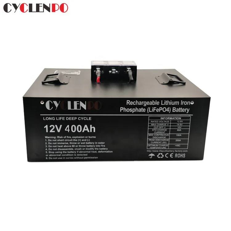 Customized lithium ion battery 400 ah Solar EV RV 12v 400ah lifepo4 battery