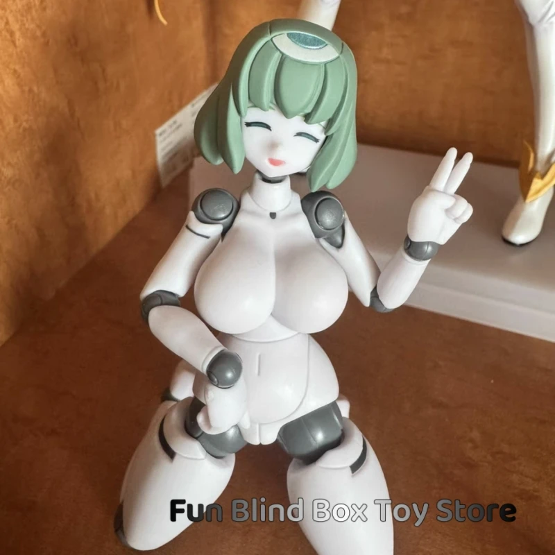 

13cm Polynian Fll Janna Anime Action Girl Figure Robot Neoanthropinae Polynian Model Toy Decorative Collection For Birthday Gift