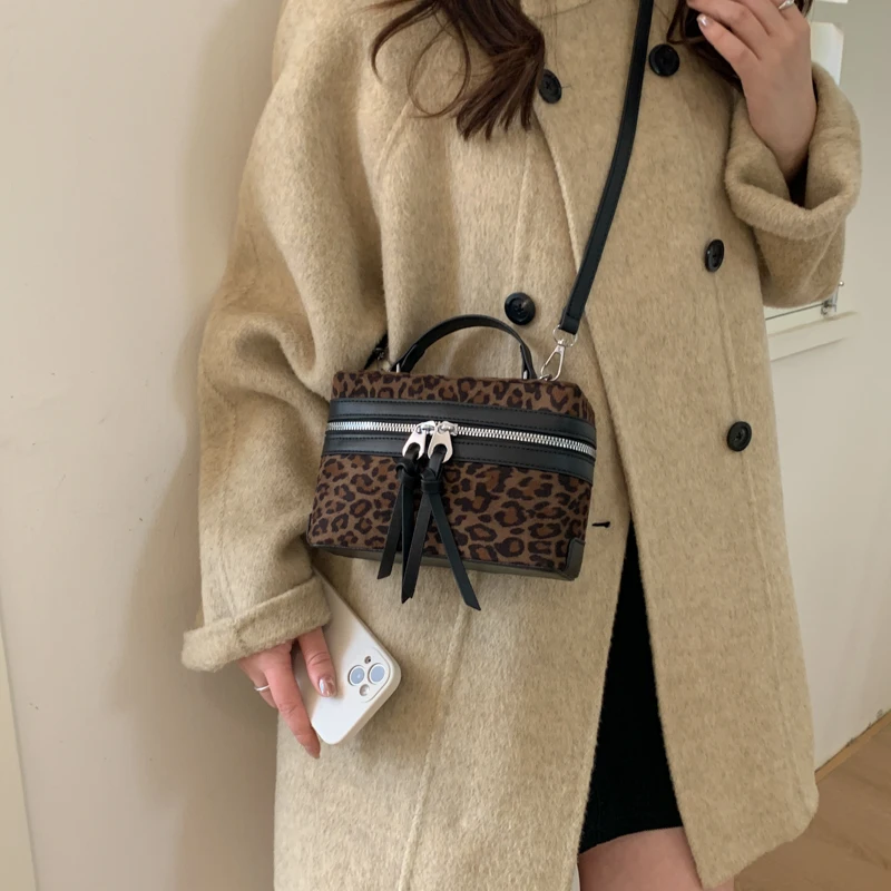 صندوق الموضة حقائب يد نسائية مصمم ليوبارد الكتف حقائب كروسبودي عادية متعددة الاستخدامات محافظ الهاتف الصغيرة 2026 bolso mujer