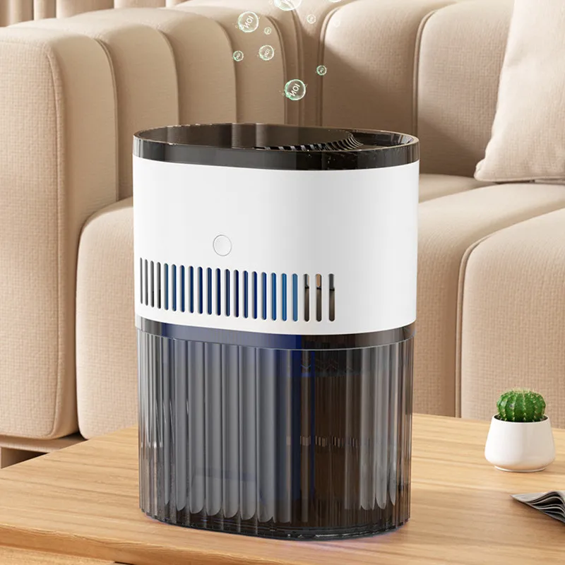 2025 Upgraded Ultrasonic Desktop Humidifier - Quiet No Mist Air Moisturizer for Home/Office/Bedroom, 3L Large Tank, BPA-Free