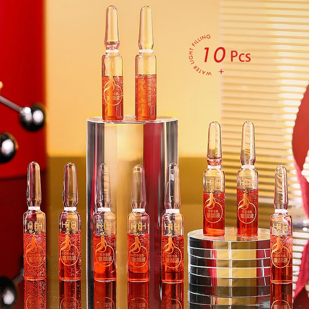 Red Ginseng Dragon Blood Face Serum Anti-aging idratante delicato stringere illuminare l'essenza per il siero viso bellezza cura della pelle