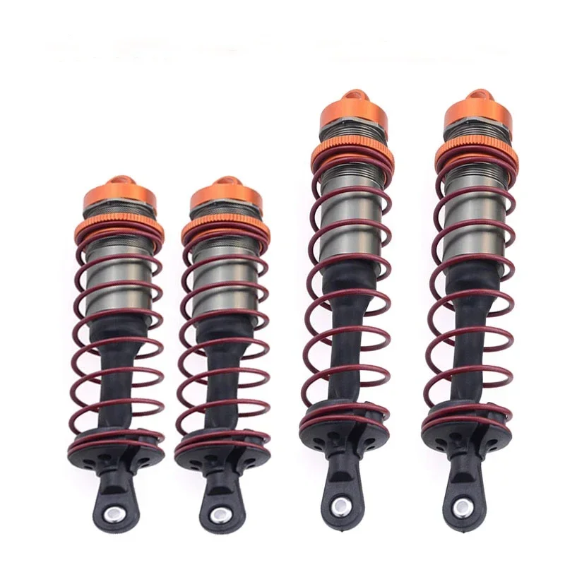 4 ชิ้น 120 มิลลิเมตรด้านหน้า 143 มิลลิเมตรด้านหลังโช้คอัพ Damper Suspension สําหรับ 1/8 JLB HSP EM Racing DHK HPI DF - รุ่นรถบรรทุก Buggy Truggy