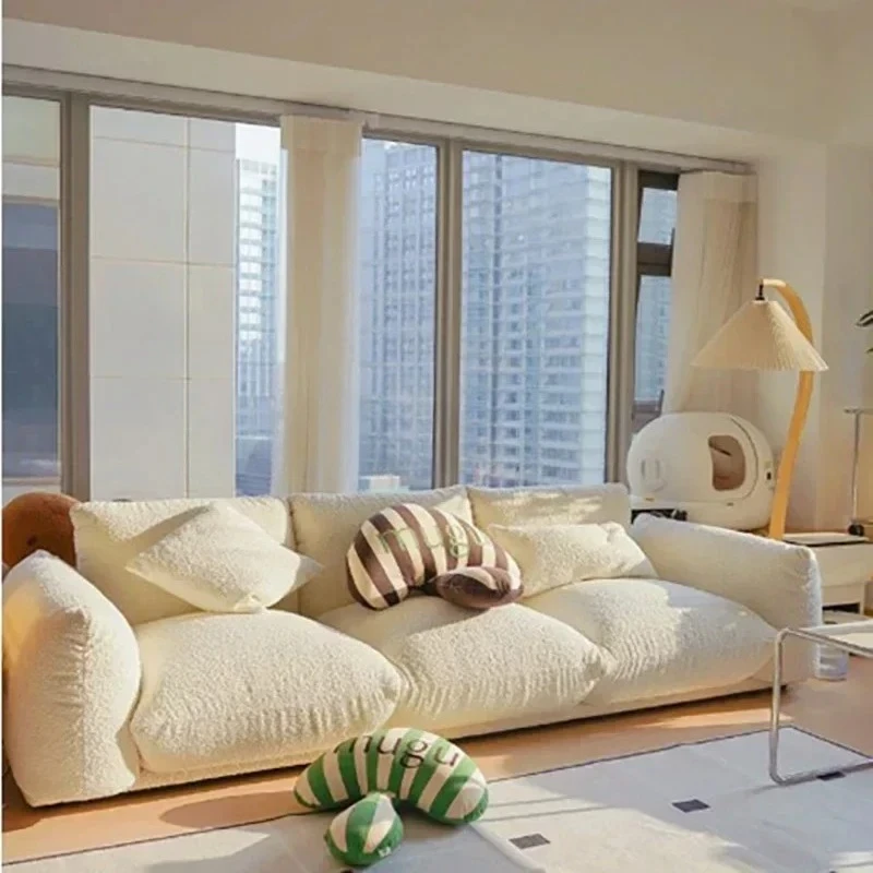 White Europe Sofas Living Room Family Recliner Vintage Modern Couches Living Room  Bubble Moveis Para  Room Decor