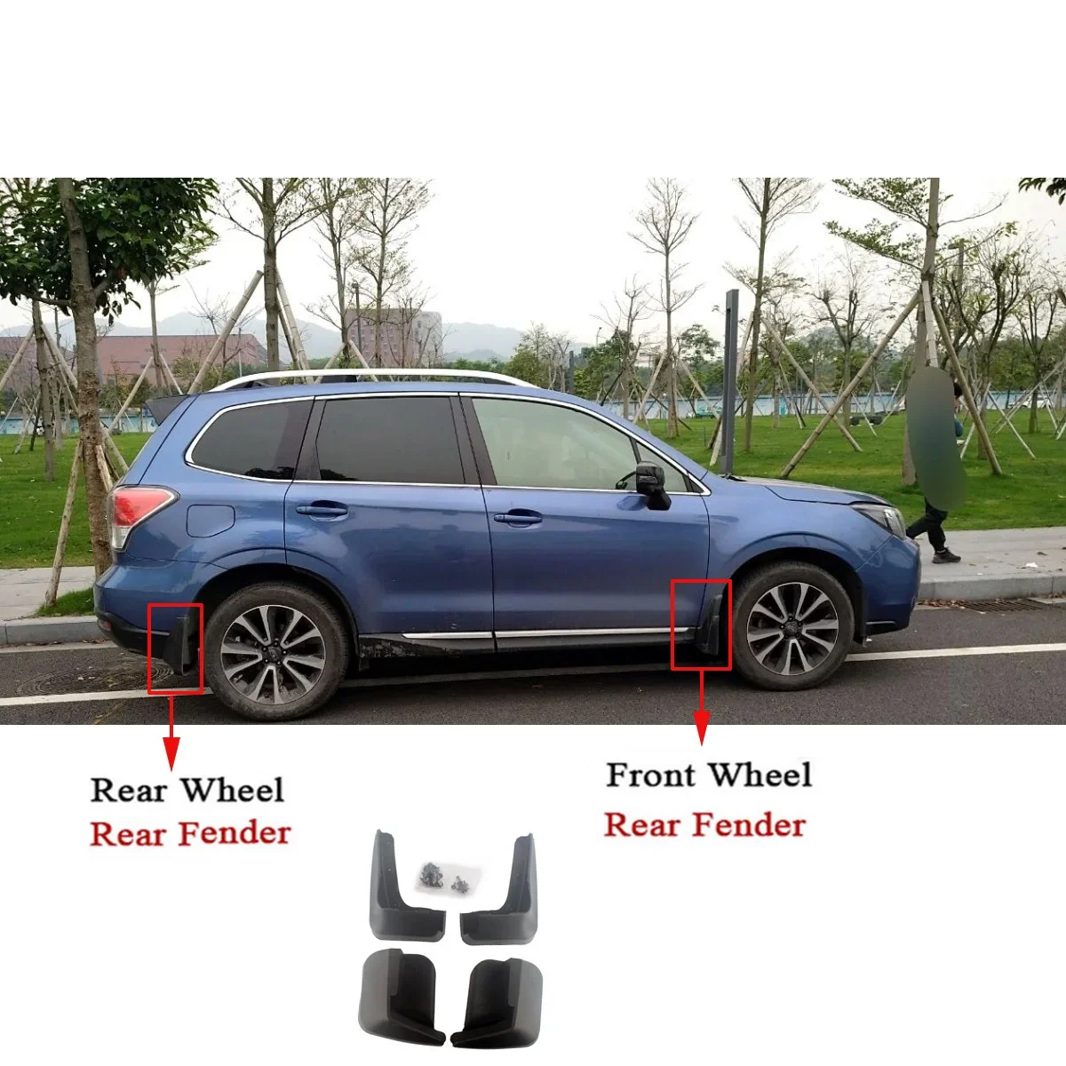 

Car Mudguard Splash Guard Fender Mudflap Mud Flaps For Subaru Forester 2013 2014 2015 2016 2017 2018