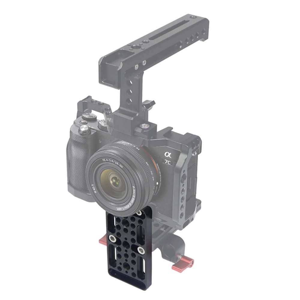 ARTCISE CP100 Cheese Plate Camera Mounting Plate with 1/4"& 3/8" Universal Type Positioning Hole Expansion Cheese Plate