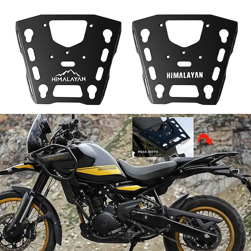 Motorcycle Rear Rack Top Box Rack High Load-bearing Bracket For RE Himalayan 450 Himalayan 452 H450 H452 2024 2025