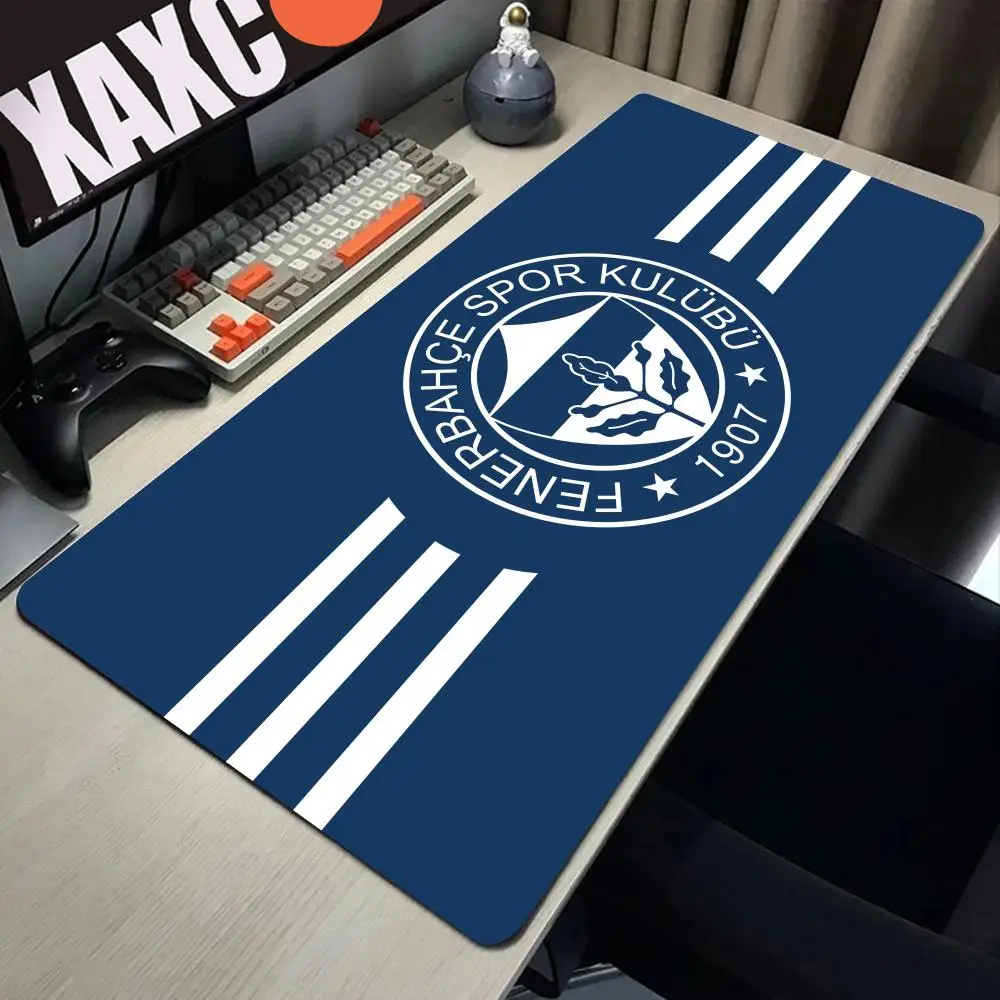 Turkey Fenerbahce SK Large Gaming Mouse Pad Computer Mousepad Gamer Laptop Mouse Mat Office Mausepad XXL Keyboard Mat Desk Pad