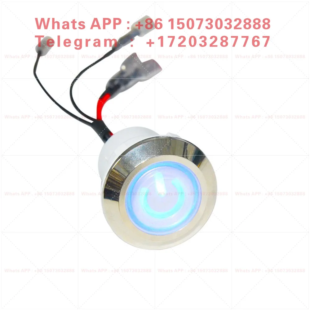 30MM commercial stove waterproof metal button Vimonda section and Mangman kitchen stove special fan power switch