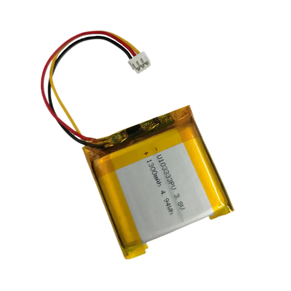 1300mAh Repalcement Battery For Deeper Chirp+ 2 Wireless Fishfinder Sonar GPS Battery 3-wire Plug