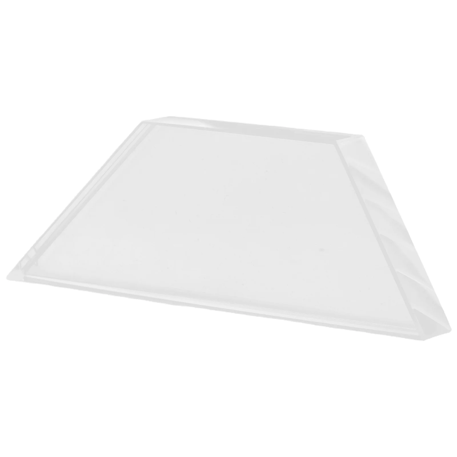 

Trapezoid Lens Kit Transparent Physics Experiment Glass Optic Lab Accessory School Science Equipment Imaging Refraction Set