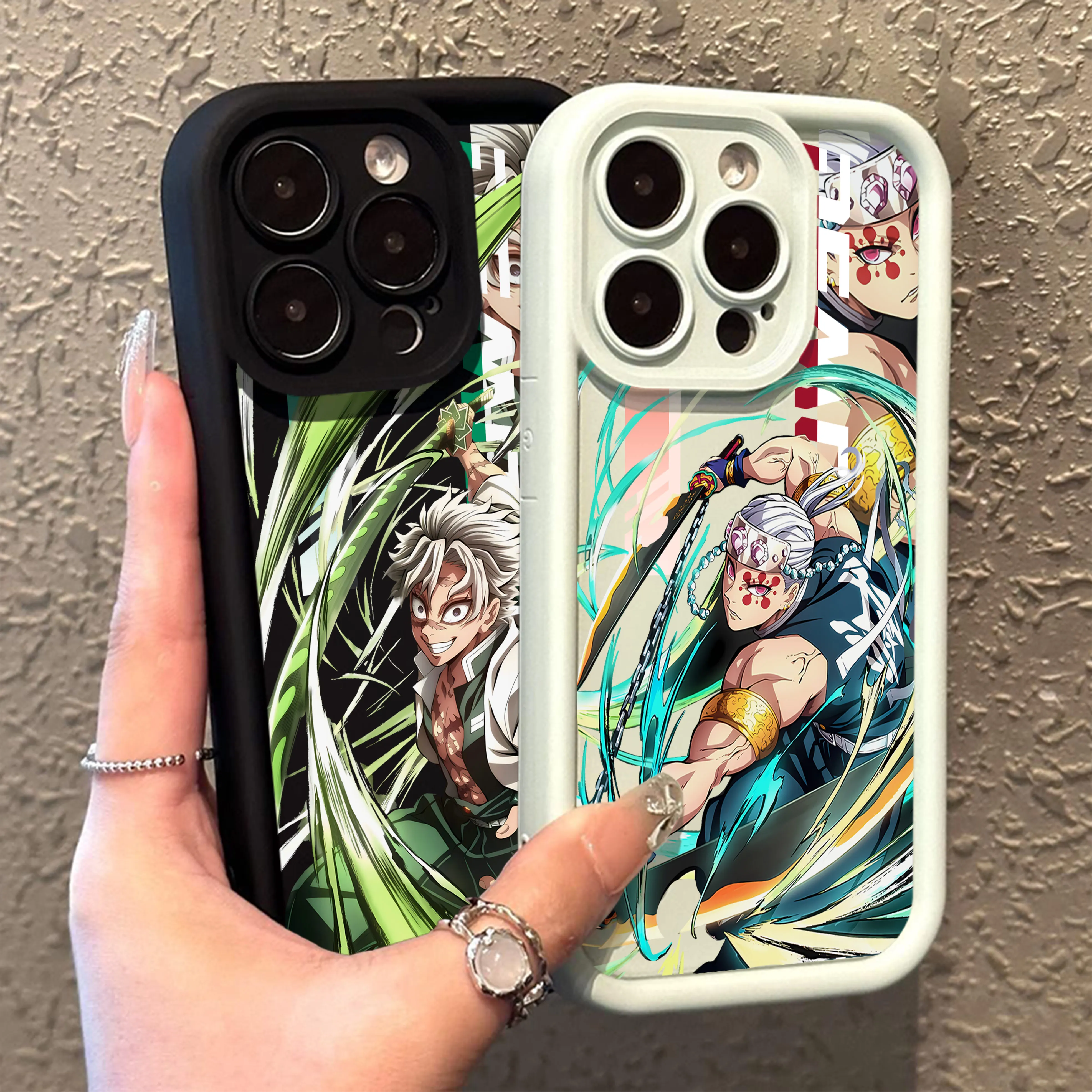 Japan Anime Demon Slayer Etui na telefon do Xiaomi Mi 14 11 Lite 12T POCO M6 F4 F5 X3 X4 X5 GT 5G Miękki tył z TPU