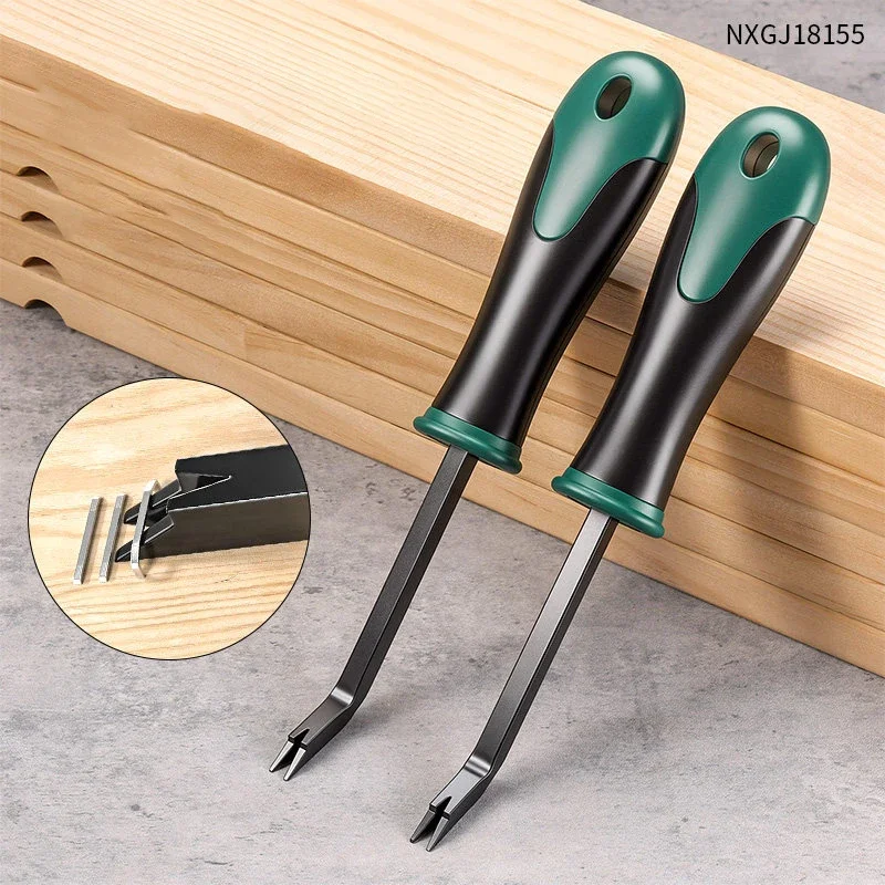 Multifunctional Nail Puller Pry Bar Steel Tack Lifter Staple Remover Pallet Demolition Woodworking Crate Box Opener Hand Tool