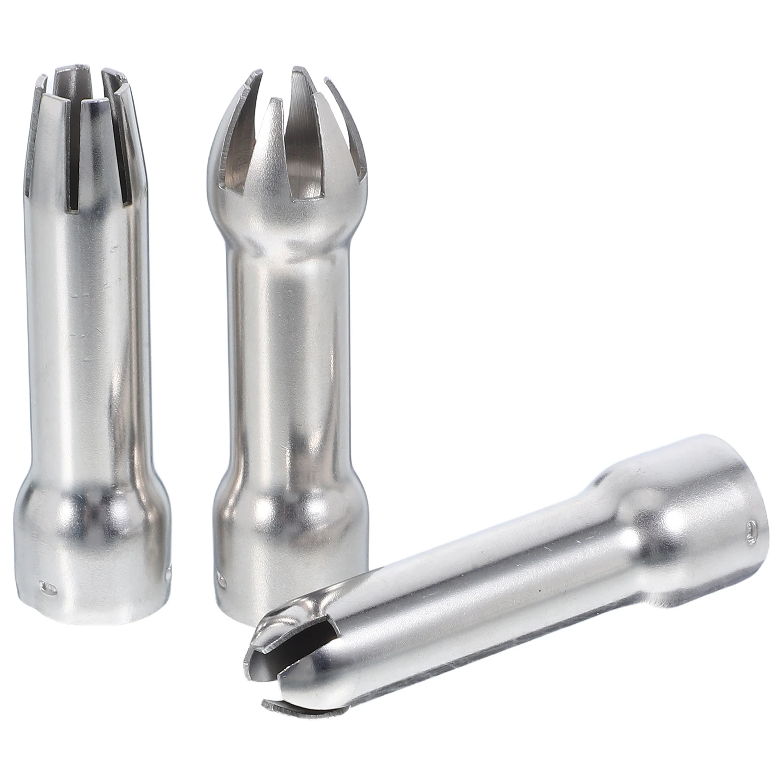 

3Pcs Precision Design Stainless Steel Icing Nozzles Floral Patterns Cake Decorating Tips for Baking Pastry Icing Nozzles