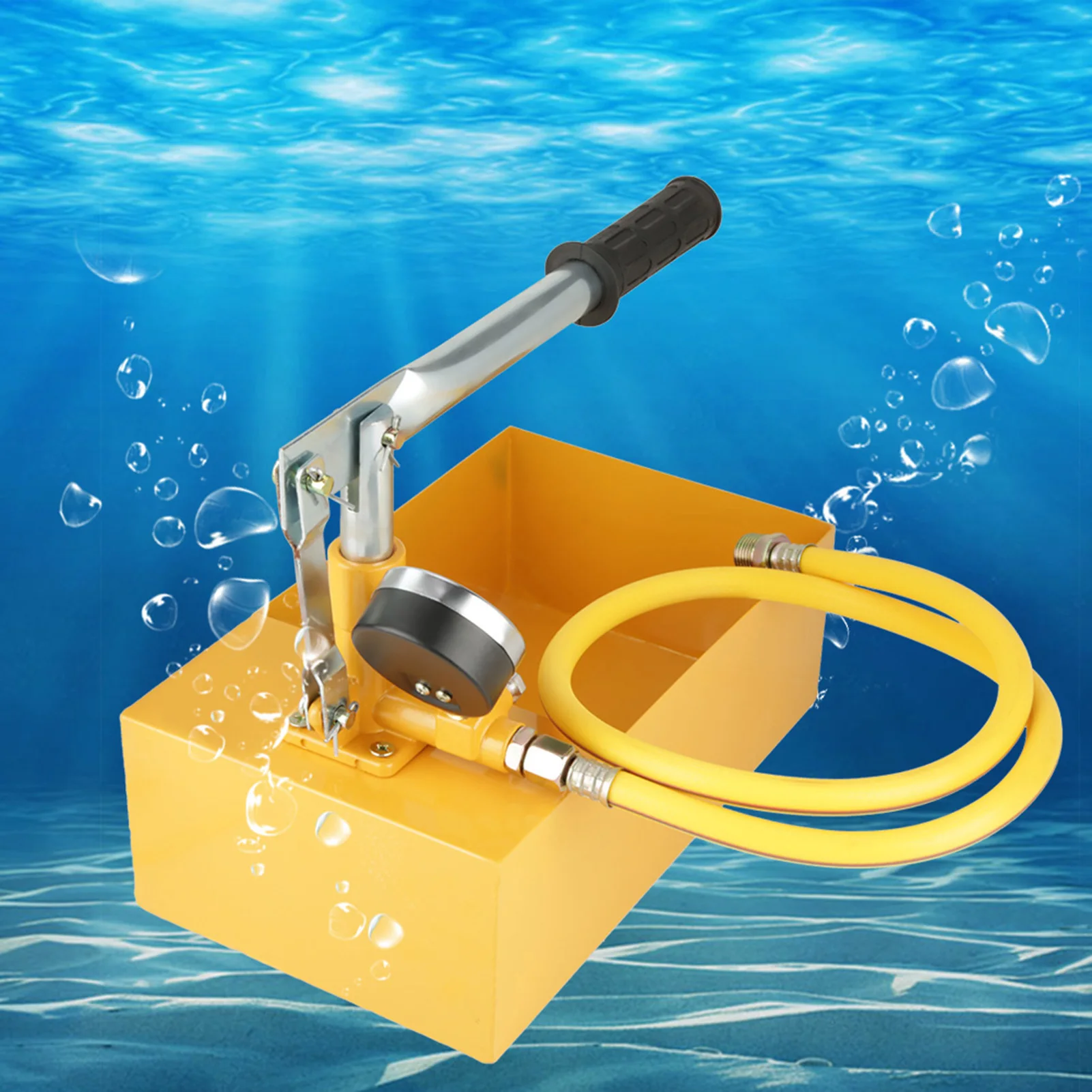 2.5Mpa 25KG Manual Hydraulic Water Pressure Test Pump Pipeline Tester Tool Pipeline Pressure Test tool