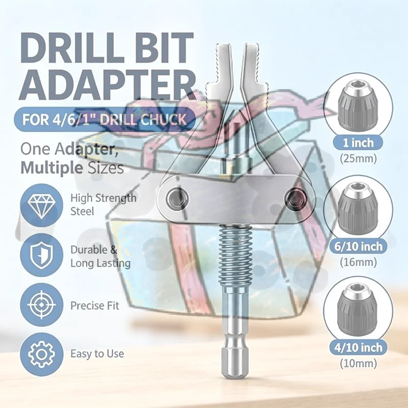 Universal Broken Pipe Extractor Broken Thread Puller Hex Shank Drill Powered Remover Tool for PPR PVC MPP Faucet Pipe Repair Kit