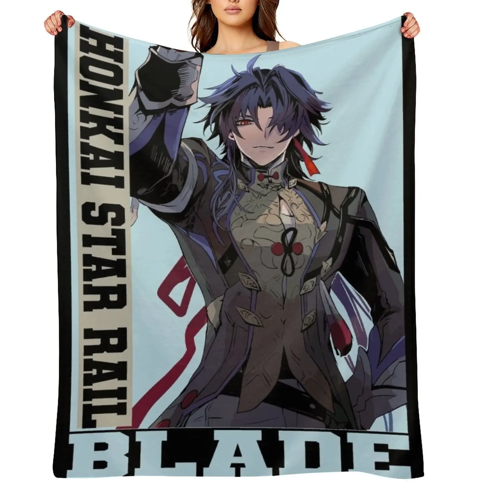 

Blade - Honkai Star Rail Throw Blanket Polar Bed Fashionable for winter For Baby Blankets