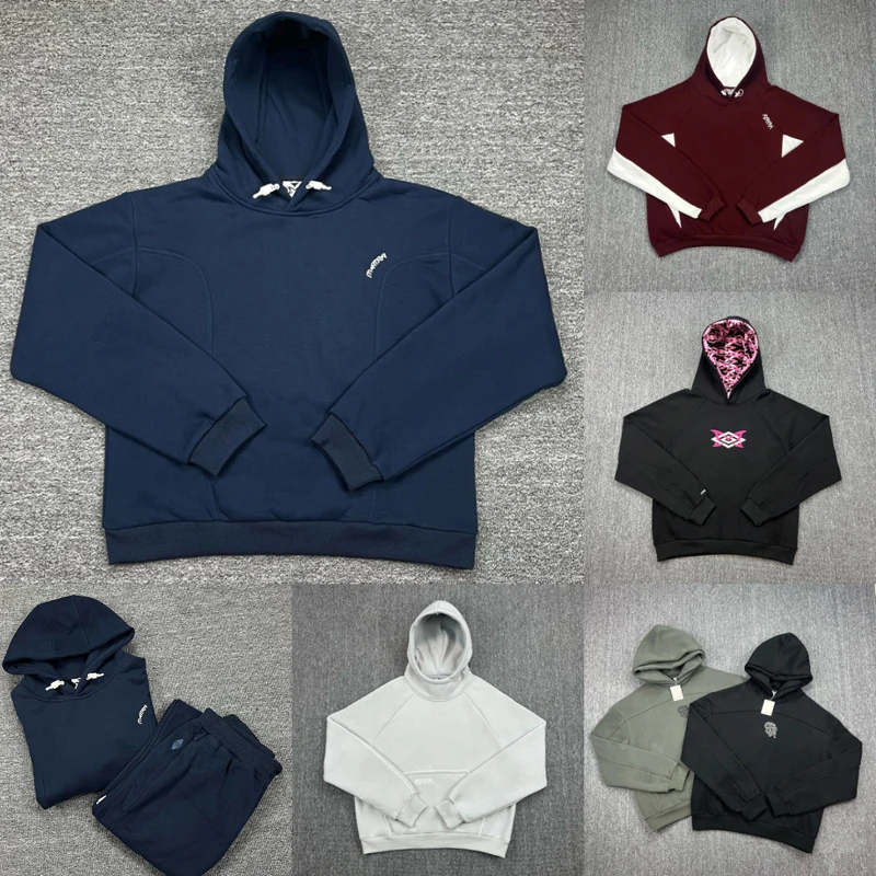 

New Style Mertre Hoodie Sweatshirt American Streetwear Spring Men Women Casual Embroidery Pullover Set