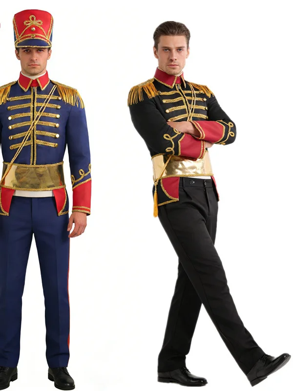 

Royal Guard Performance Costume Men's Court Dr European Sle Guard Outfit Stage Performance Traditional Chinese Ethnic Wear