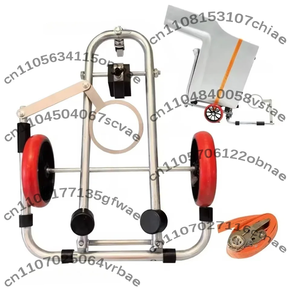 Toilet  Auxiliary Installation Artifact, Positioning and Moving, Folding Portable Labor-saving Trolley, Easy Installation