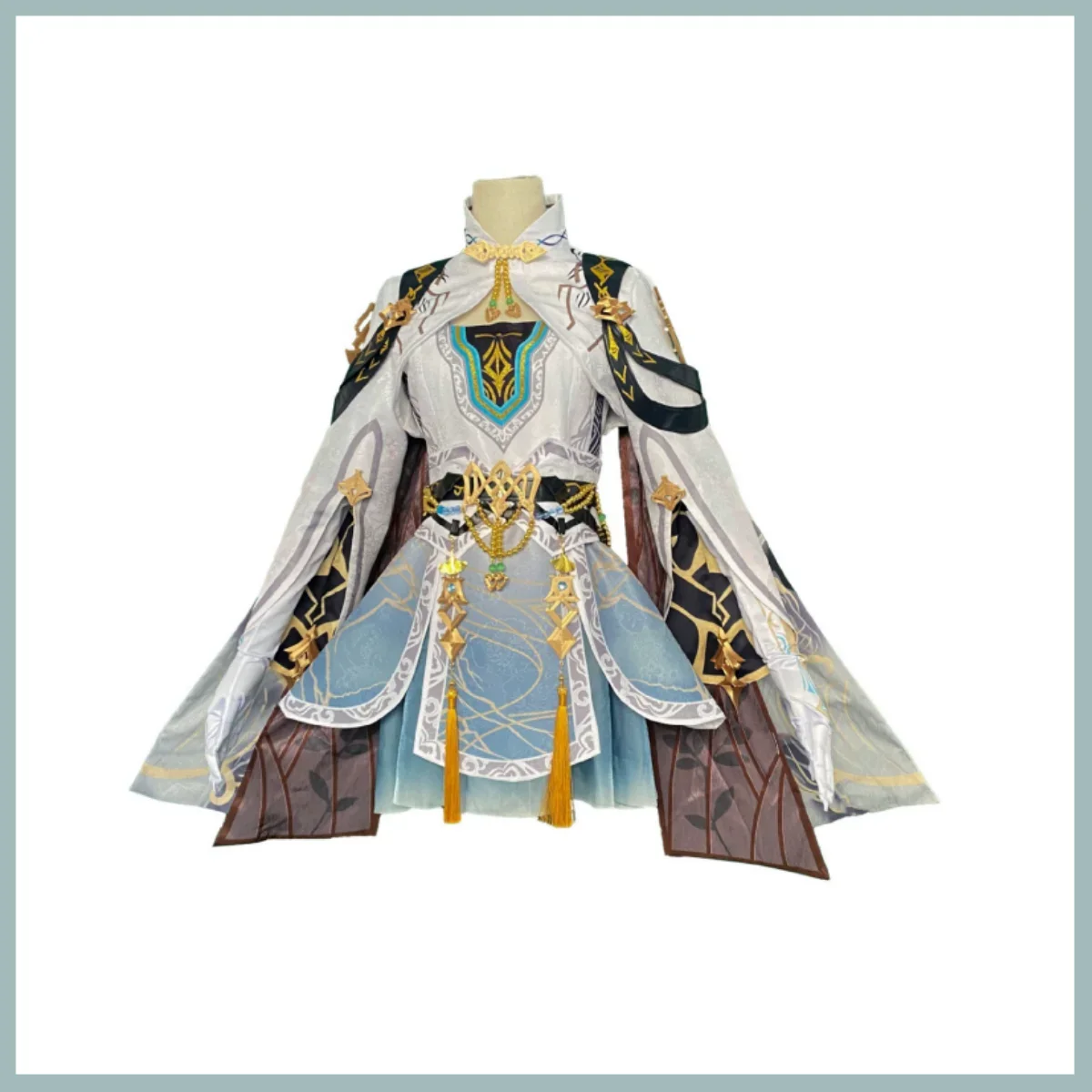 لعبة الحب والمساحة العميقة زين بطل الرواية أزياء Mc التأثيرية على الطراز الصيني شعر مستعار هانفو بدلة المهرجانات التقليدية للمرأة