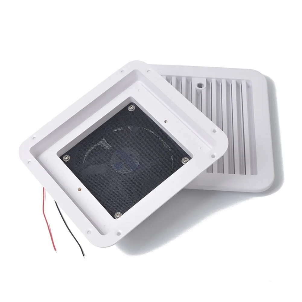 Low Noise Ventilator Trailer Air Vent 12V Power Supply Vent Fan 12V Power Supply Dustproof Design Quiet Operation