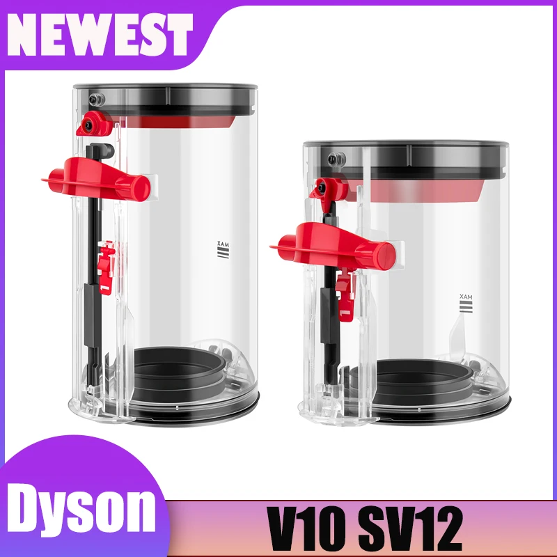 

Dust Bin for Dyson V10 SV12 Vacuum Cleaner Upgraded Small and Large Canister Dust Bucket Replacement Spare Parts Dustbin