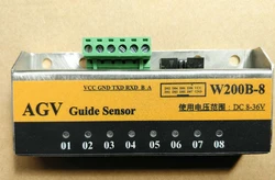 AGV magnetic navigation sensor navigation magnetic strip RS232, RS485 support modbus RTU, IO output