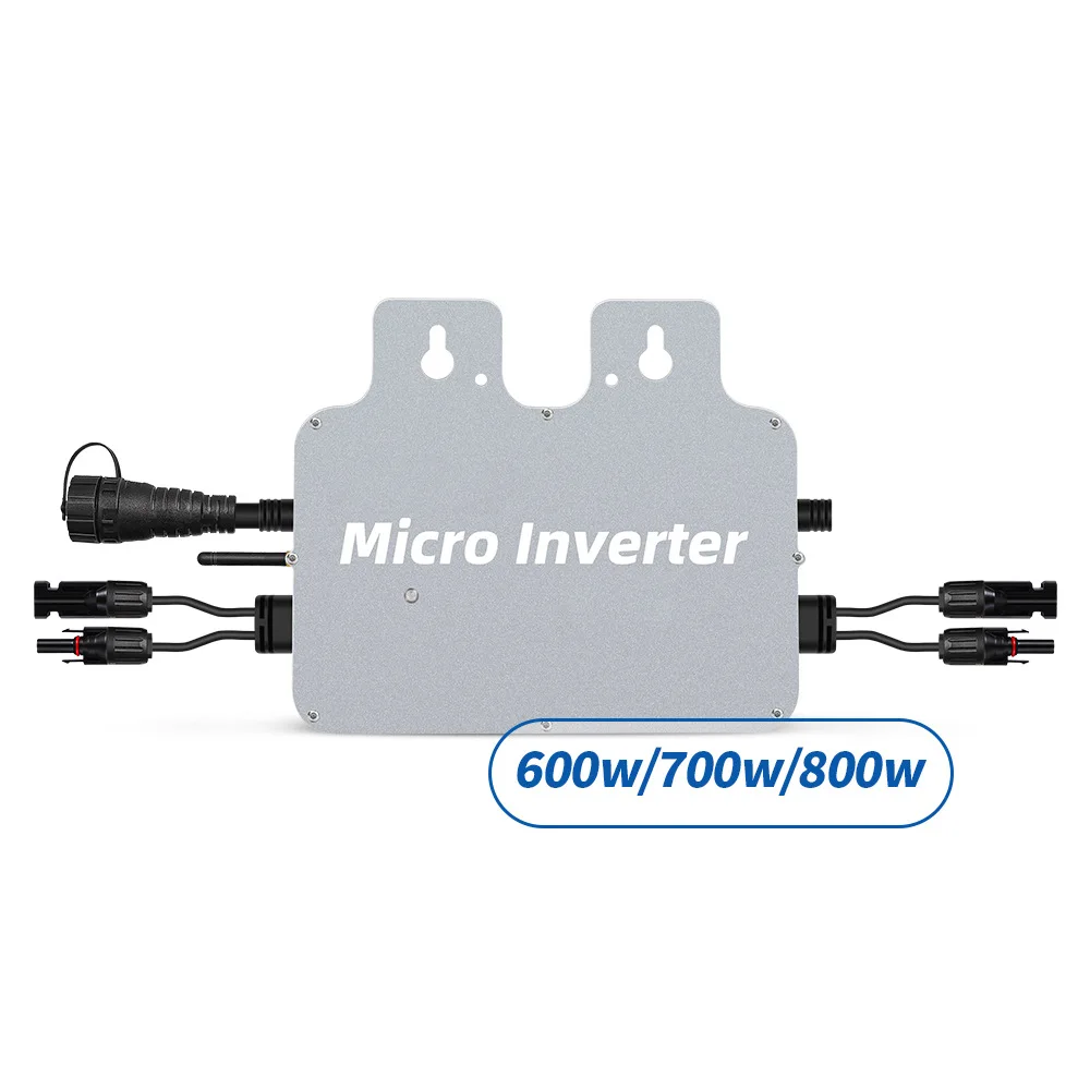 800W Grid Connected Inverter with External Wifi Enhanced Antenna Can Set Output Power for Remote Switching