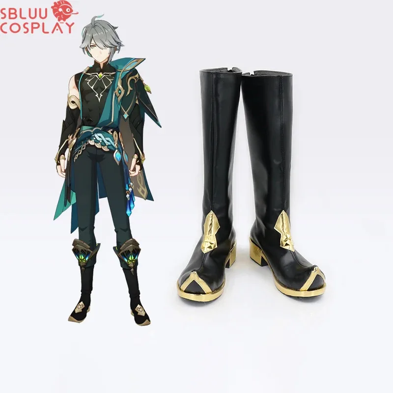 أحذية SBluuCosplay Genshin Impact Cosplay Alhaitham التأثيرية مصنوعة حسب الطلب