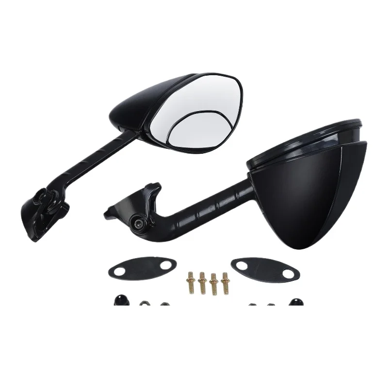 

2 pairs of motorcycle rearview mirror assemblies, compatible with ZZR1400/ZX-14 2006-2013 ninja reflector accessories