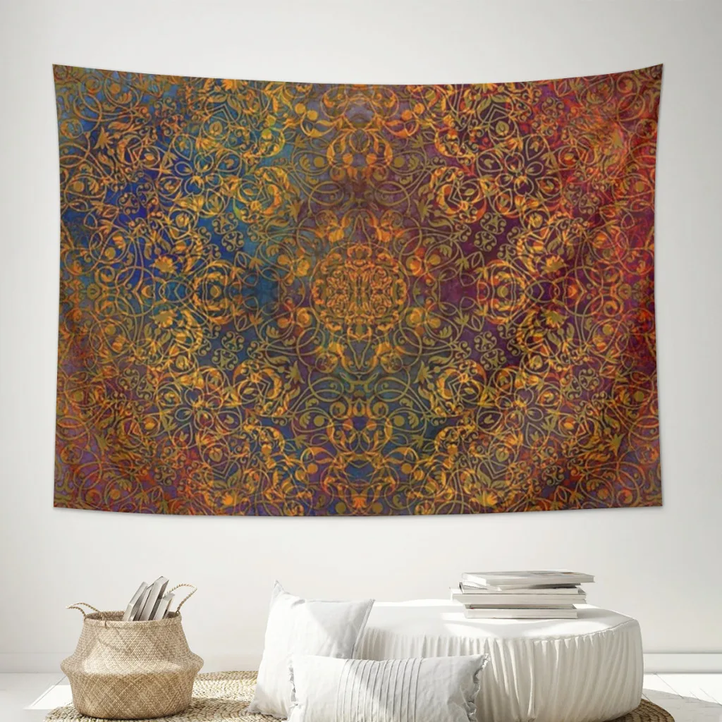 

Magic 5 #mandala Printed Tapestry,Decorative Tapestry Suitable For Living Room And Bedroom Decoration