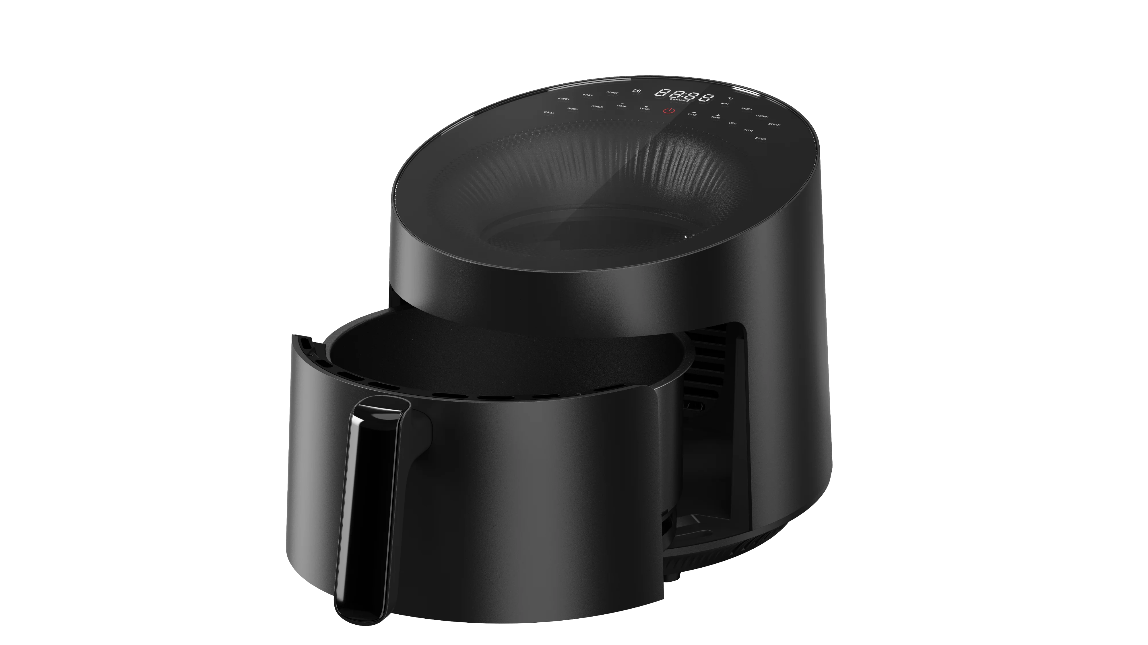 5L Digital Multi-Function Oil-free Air Fryer-Healthy Cooking for Households  Lightwave Tube Heating  Top Visibility Window